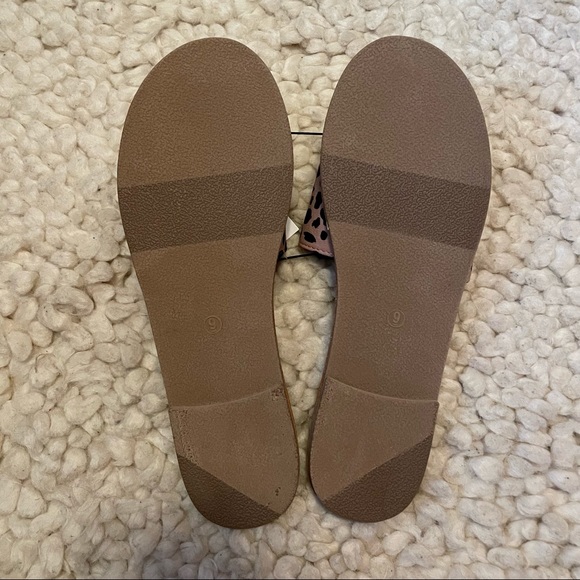 Relisted 12/14 New! Size 8 Loft Animal Print Spotted Slide Sandals - Picture 6 of 7